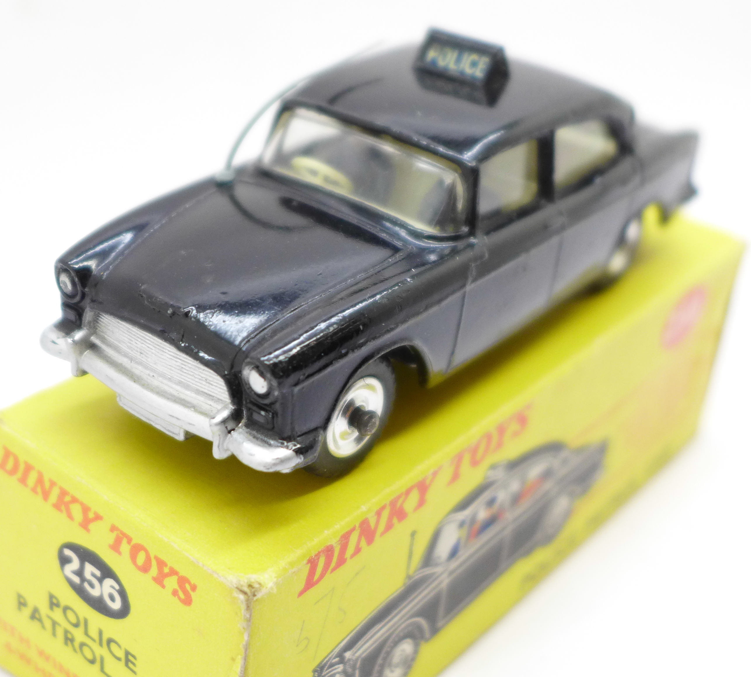 A Dinky Toys No. 256 Police Patrol Car, boxed - Image 2 of 5