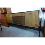 An afromosia sideboard