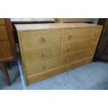 A Stag oak Cantata chest of drawers