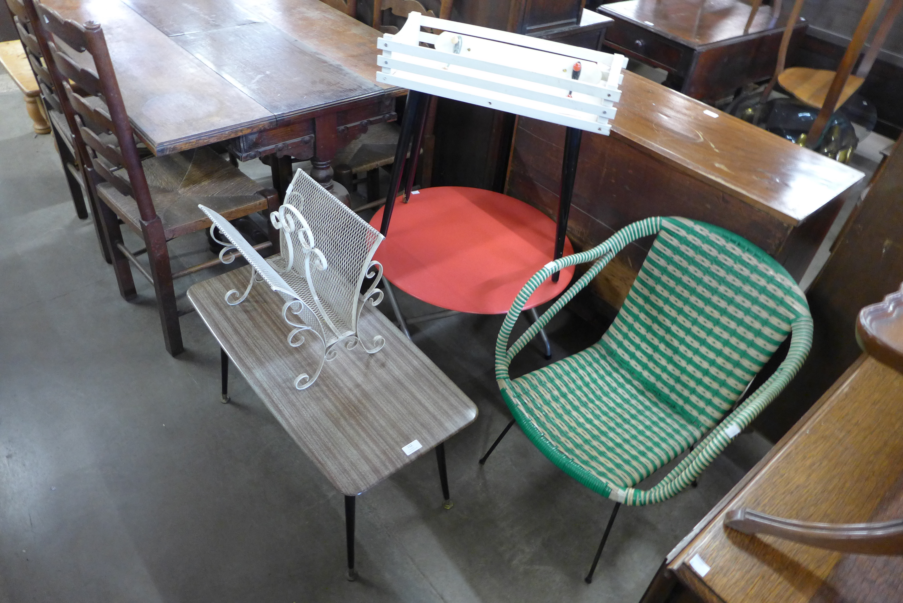 A quantity of 1960's occasional furniture