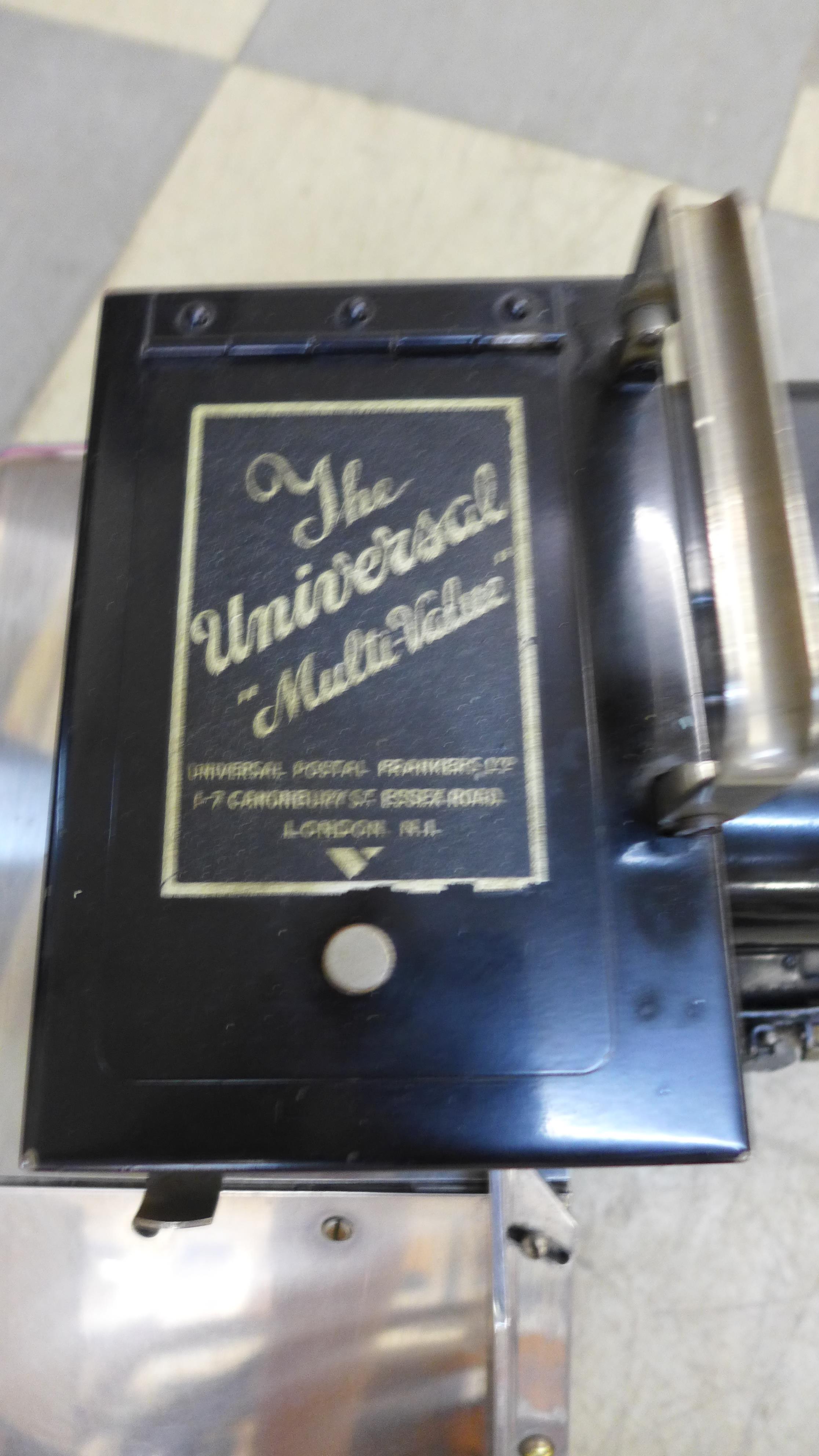 A leather cased Universal franking machine - Image 2 of 3