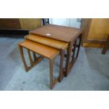 A G-Plan Quadrille teak nest of tables