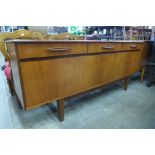 A teak sideboard