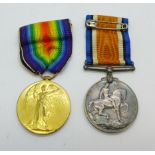 A pair of WWI medals to DVR S. Baldachin S.A.S.C.