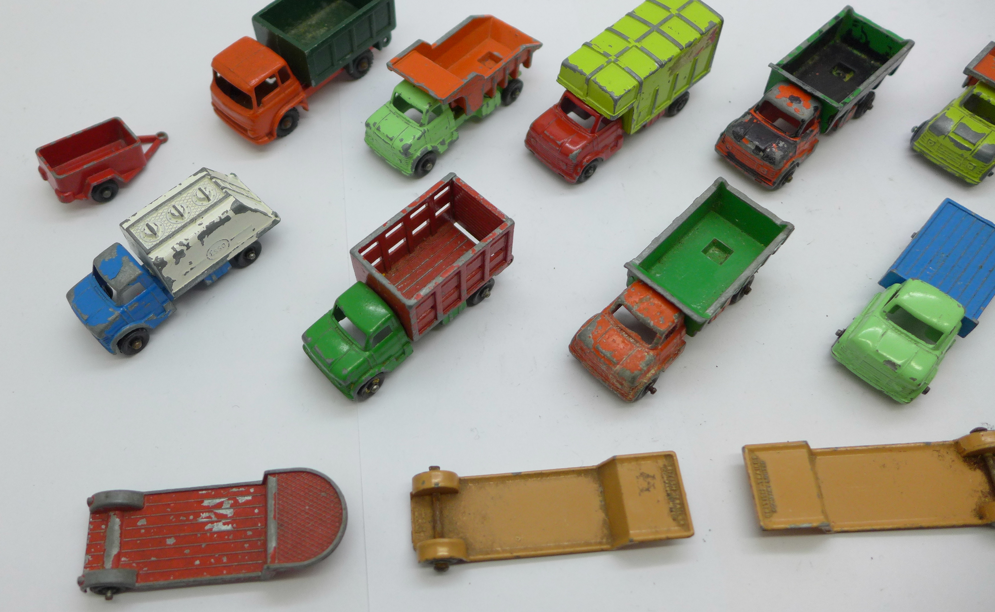 A collection of Lone Star Tuf-Tots die-cast model vehicles, play worn - Image 4 of 6