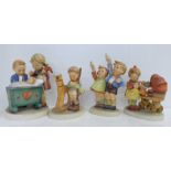 Four Hummel figures including Blessed Event