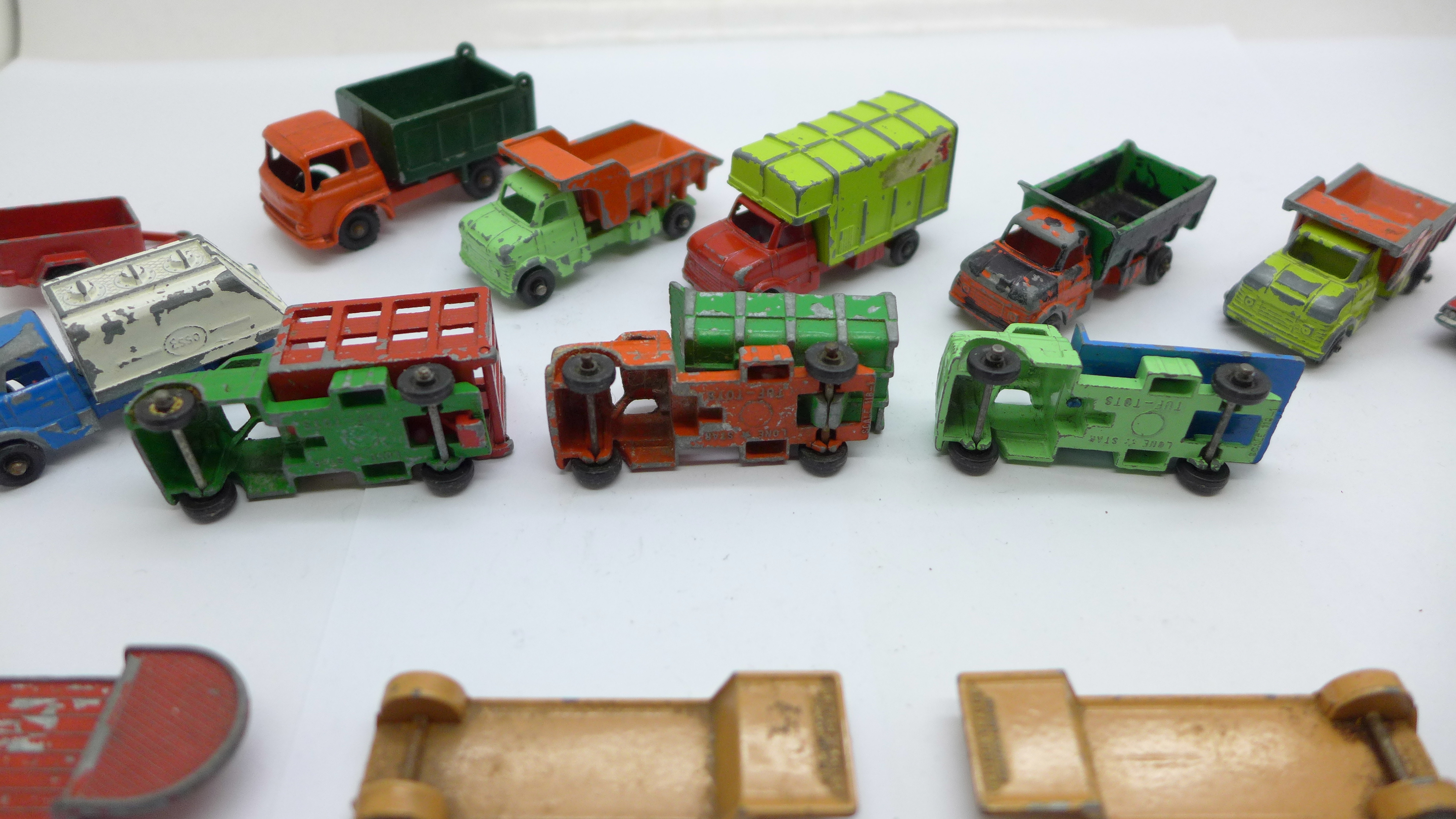 A collection of Lone Star Tuf-Tots die-cast model vehicles, play worn - Image 6 of 6