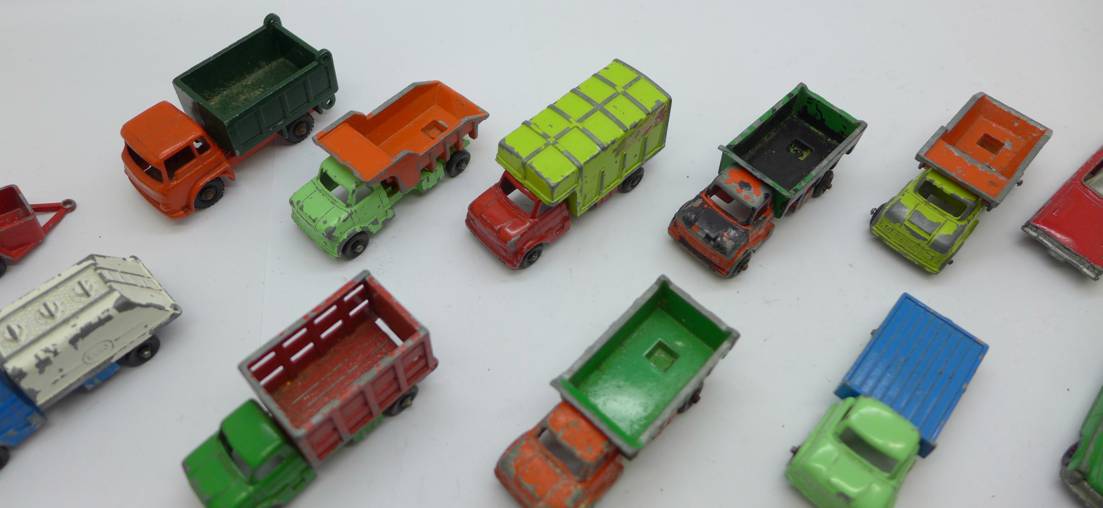 A collection of Lone Star Tuf-Tots die-cast model vehicles, play worn - Image 2 of 6