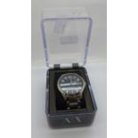 An Armani Exchange wristwatch, boxed