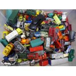 A large collection of approximately 235 Matchbox Lesney die-cast model vehicles