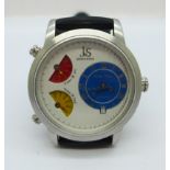 A Joshua & Sons automatic wristwatch in a stainless steel case, limited edition, 47mm case, a/f