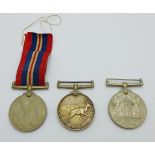 A set of three WWII medals to 190723 G.V.H. Seaward