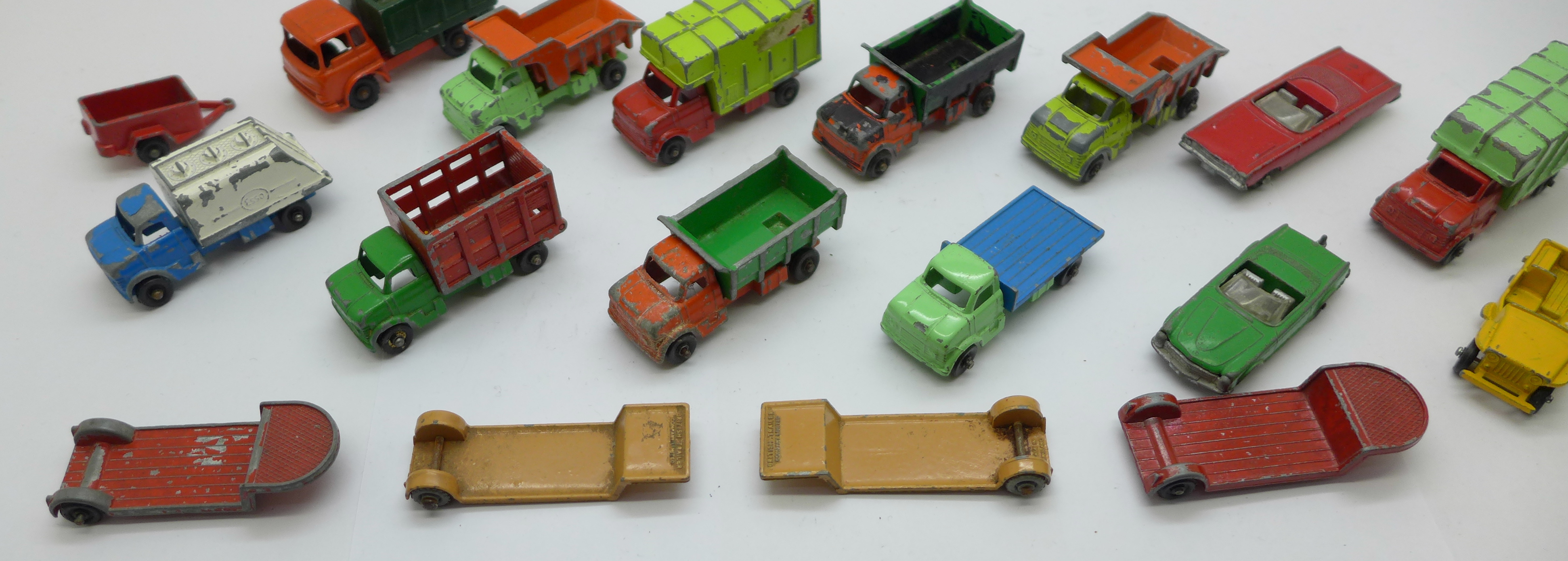 A collection of Lone Star Tuf-Tots die-cast model vehicles, play worn - Image 5 of 6