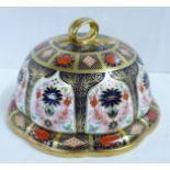 A Royal Crown Derby Old Imari cheese dome, second