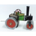 A small Mamod steam engine in parts