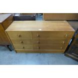 A Stag oak Cantata chest of drawers