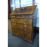 A George I walnut bureau