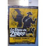 A French Mask of Zorro film poster and another