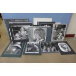 A folio of Roger McBean black and white photographic exhibition prints