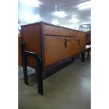 A teak sideboard