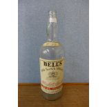 A vintage Bell's whisky bottle