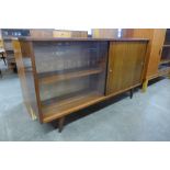 A teak bookcase