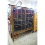 An Edward VII mahogany two door bookcase