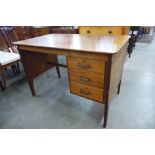 A Gordon Russell teak desk