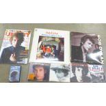 Music memorabilia; Bob Dylan LP - Bringing It All Back Home, CD's, book (illustrated biography)