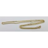 A 9ct gold chain, 3g, 40cm