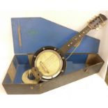 A Down South Banjolele, cased