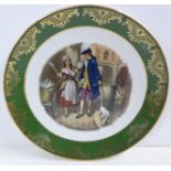A Weatherby Hanly Falcon ware plate, Cries of London (1/78)