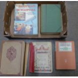 A collection of books including Magical Catalogue, The Practical man's Book of Things to Make and Do