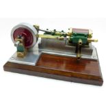 A scratch built steam engine, 20.5cm