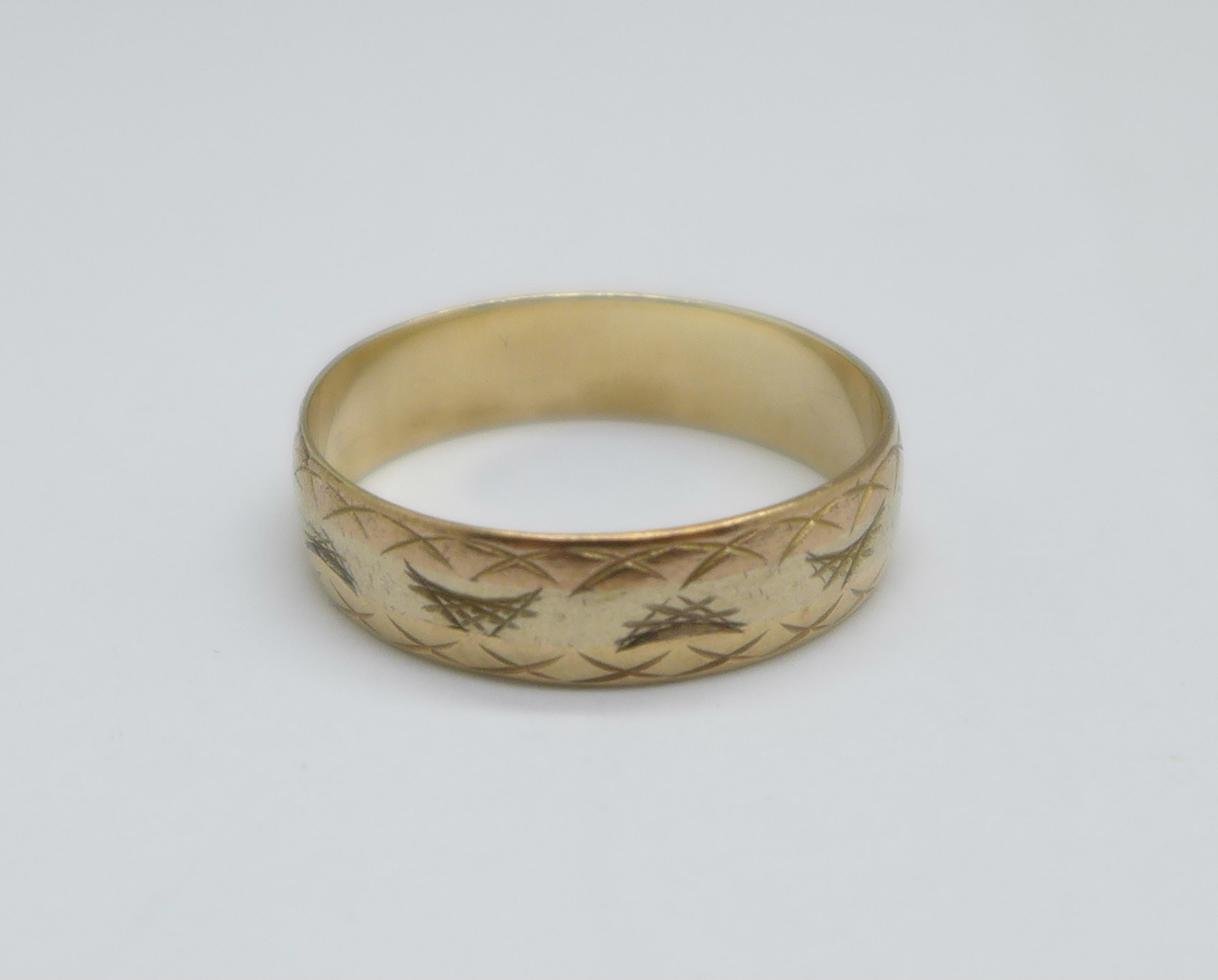 A 9ct gold ring, 3g, W - Bild 3 aus 5