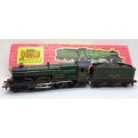 A Hornby Dublo OO gauge model locomotive and tender, 2221, Cardiff Castle, boxed