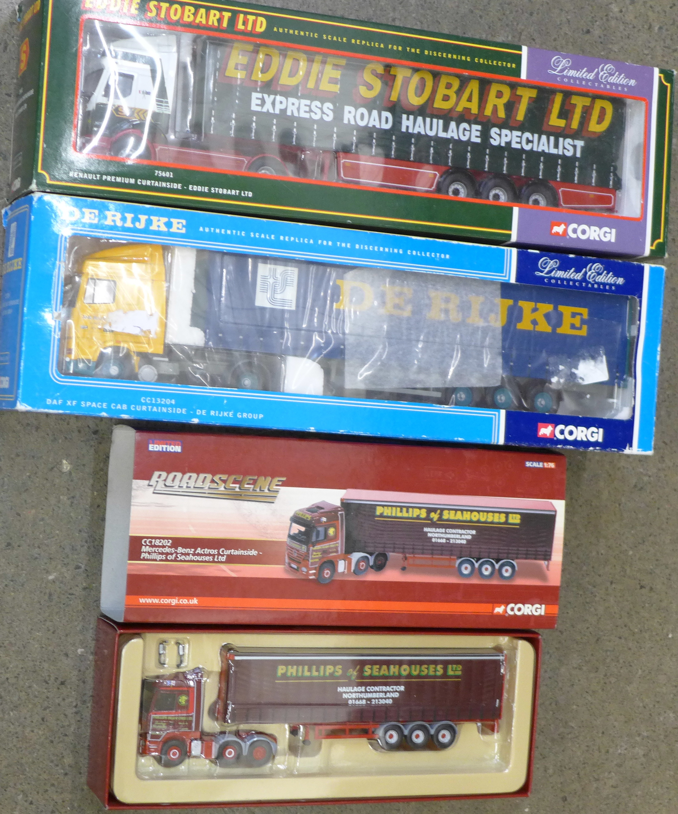 Three boxed Corgi model lorries including 75601 Eddie Stobart - Image 2 of 8