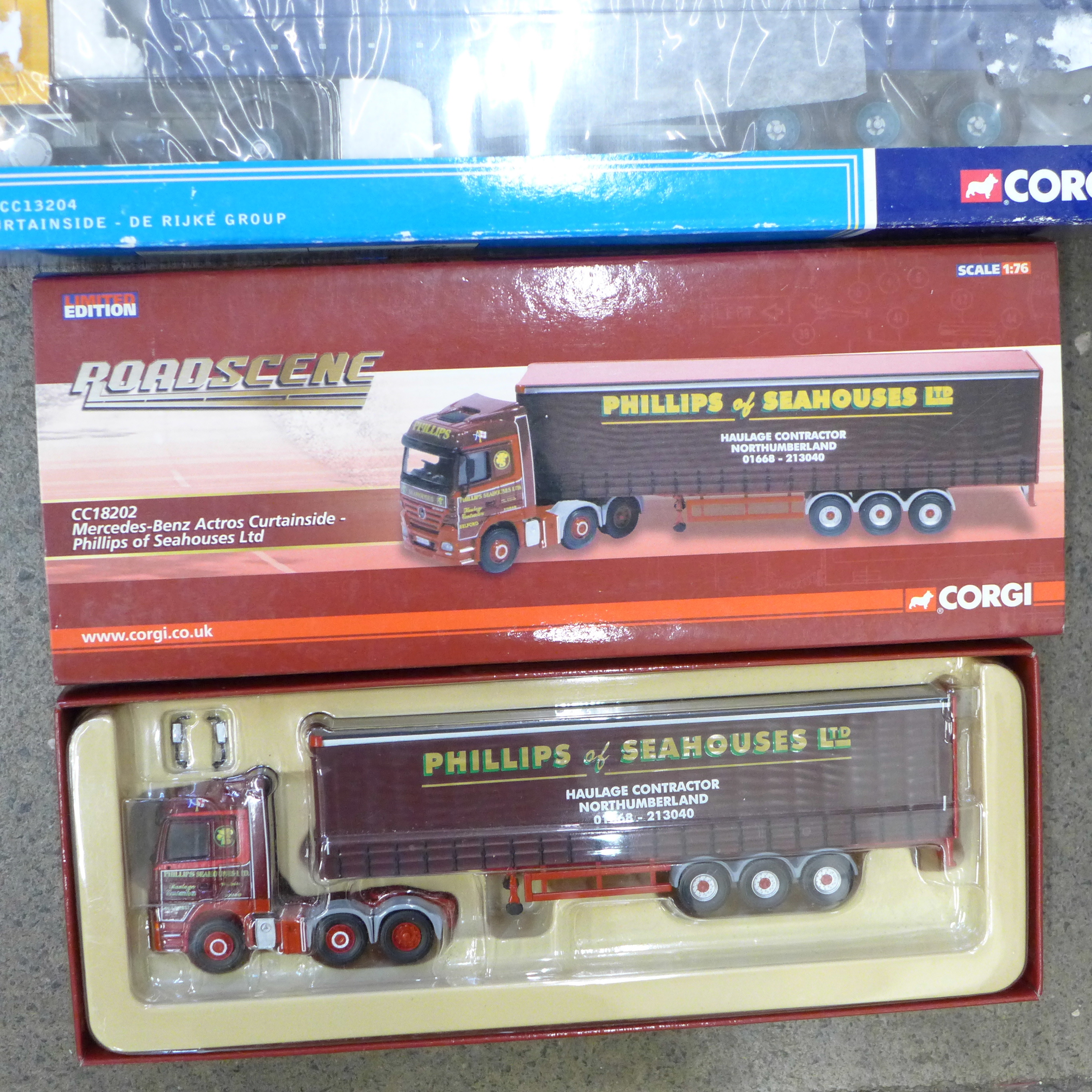 Three boxed Corgi model lorries including 75601 Eddie Stobart - Image 5 of 8