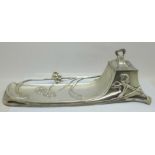 An Art Nouveau WMF plated inkstand, 30cm