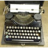 A Sterling Continental typewriter