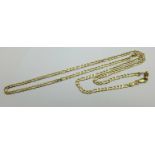 A 9ct gold chain, 6.1g, 54cm