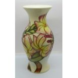 A Moorcroft vase designed by Emma Bossons, 19.5cm