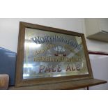 A Worthington's Pale Ale advertising mirror