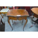 A 19th Century French Louis XV style marquetry inlaid rosewood and ormolu mounted occasional table