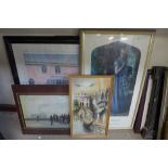 L.S. Lowry print, exhibition poster, etc.