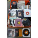 Two boxes of soul single vinyl records, 1960's-1990's **PLEASE NOTE THIS LOT IS NOT ELIGIBLE