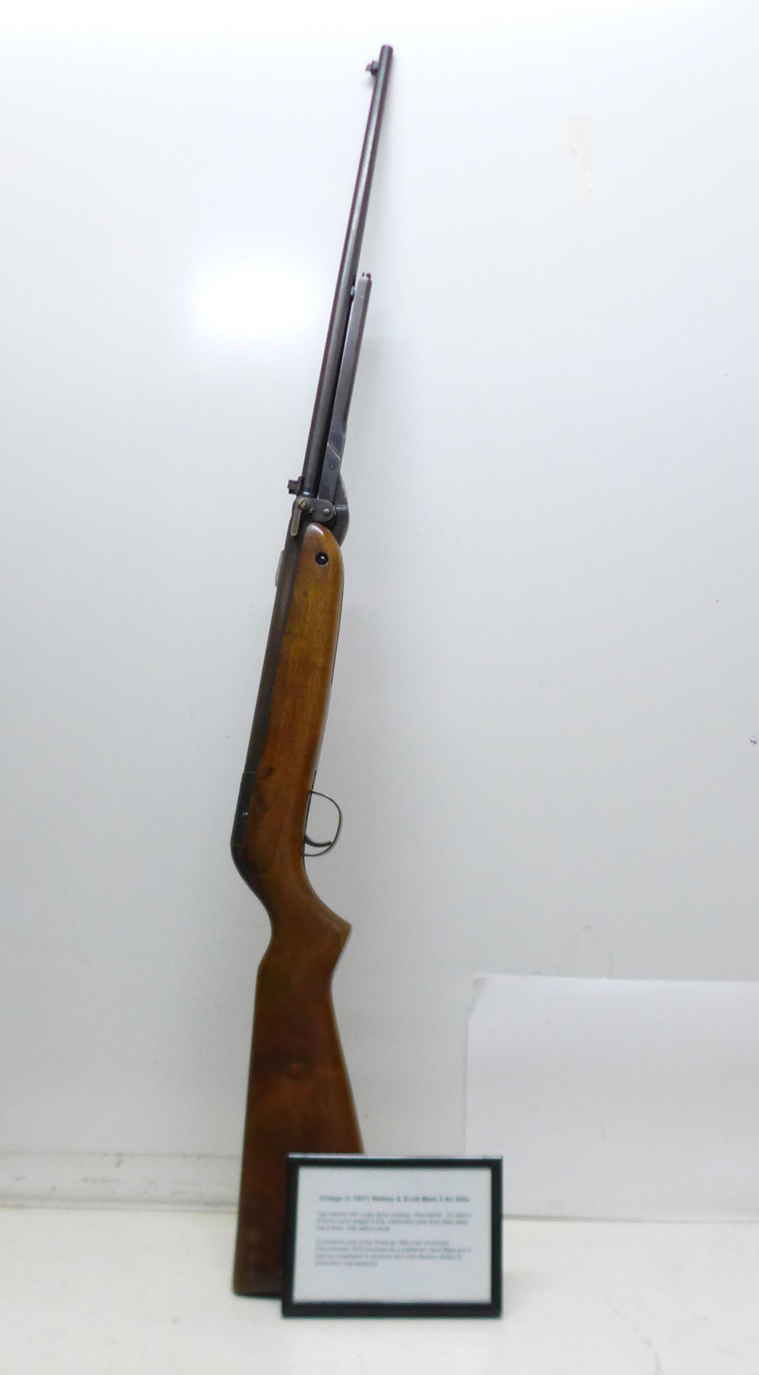 A 1950?s Webley & Scott, The Webley mark 3 .22 air rifle