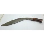 A kukri, no scabbard