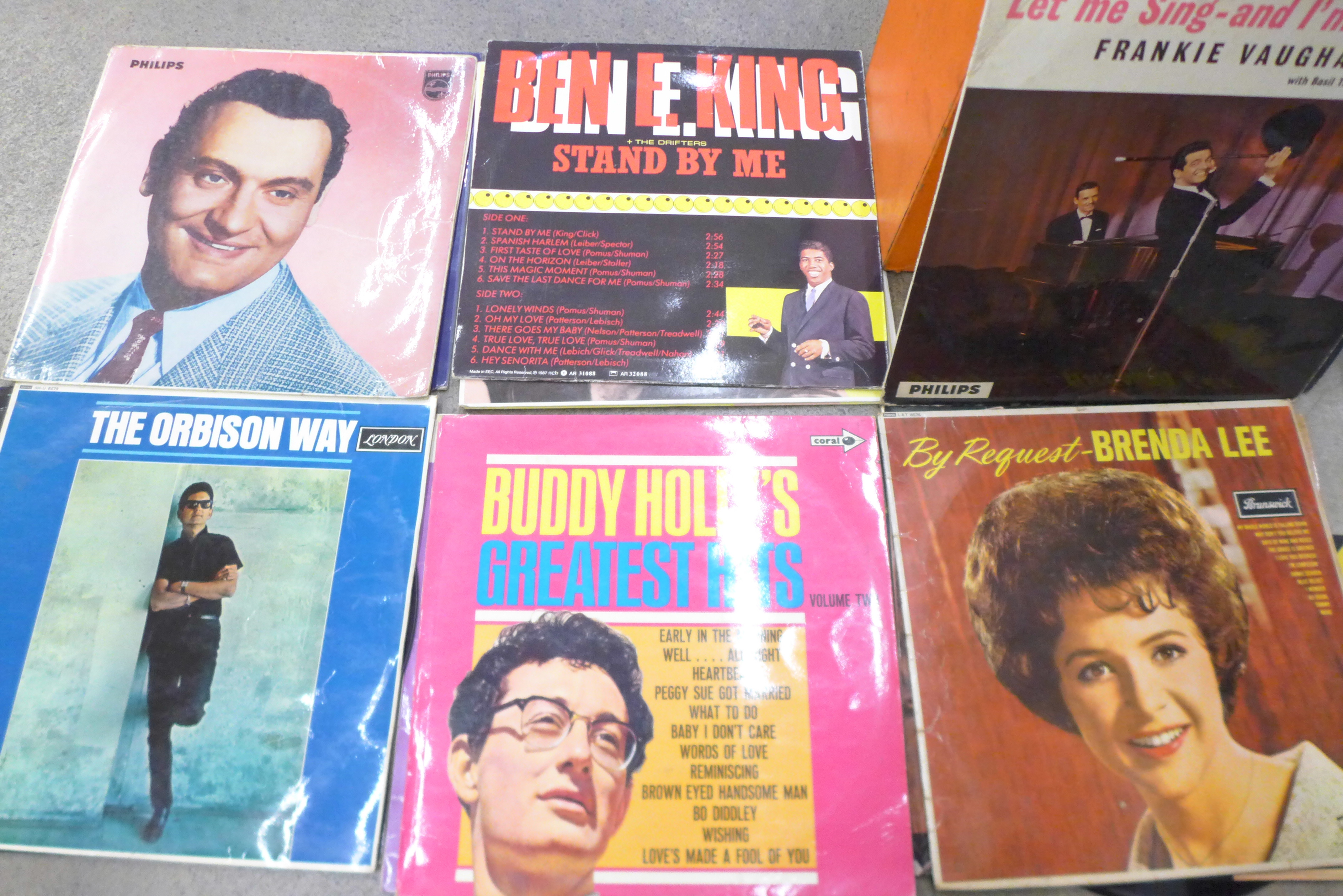 A box of 1950's rock n roll LP records - Bild 2 aus 3