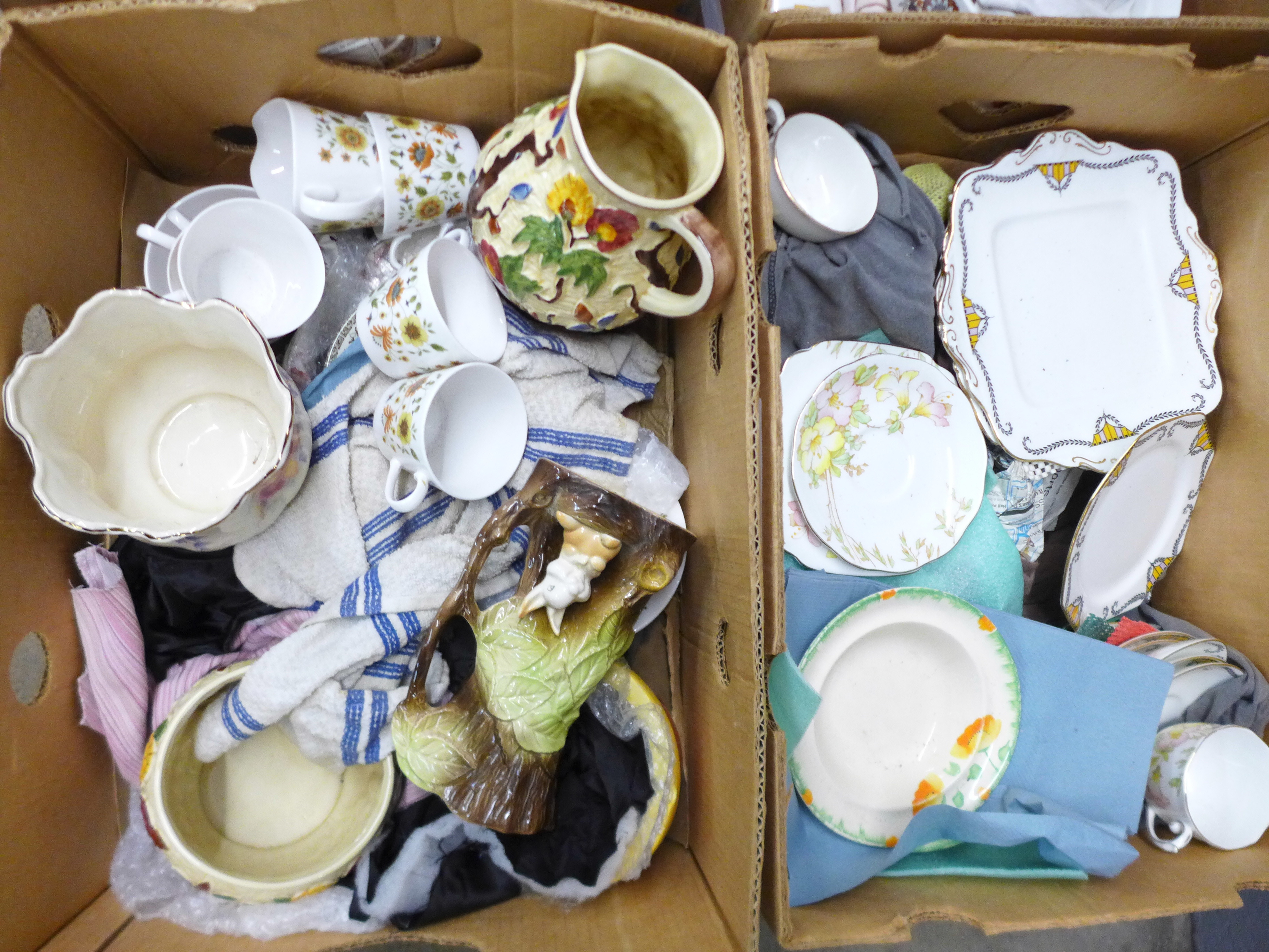 Four boxes of china including retro and Art Deco **PLEASE NOTE THIS LOT IS NOT ELIGIBLE FOR - Bild 3 aus 3